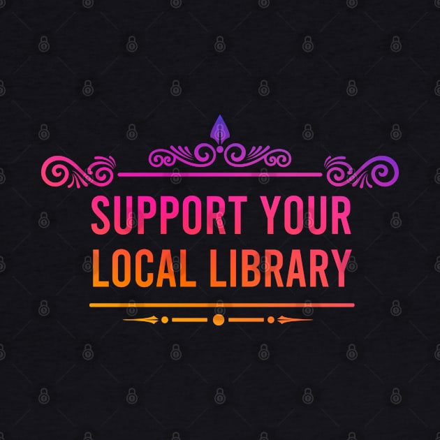 Support your local library by AdelDa